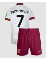 West Ham United Crysencio Summerville #7 Alternativní dres pro děti 2024-25 Krátký Rukáv (+ trenýrky)